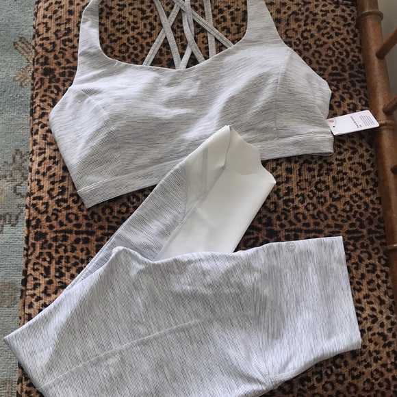 Peloton Pants - Lululemon Peloton Leggings & Non-Pelo matching bra